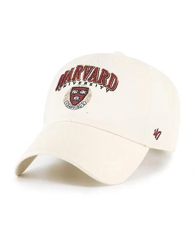 '47 Brand Men's Sand Harvard Crimson Clean Up Adjustable Hat