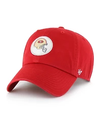 '47 Brand Men's Scarlet San Francisco 49ers Hard Hat Clean Up Adjustable Hat