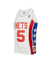 Mitchell & Ness Men's Jason Kidd White New Jersey Nets 2005/06 Hardwood Classics Swingman