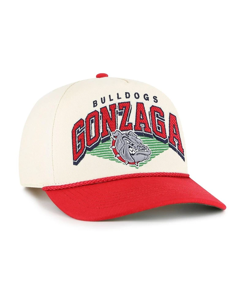 '47 Brand Men's Natural Gonzaga Bulldogs Pomona Two-Tone Rope Hitch Adjustable Hat