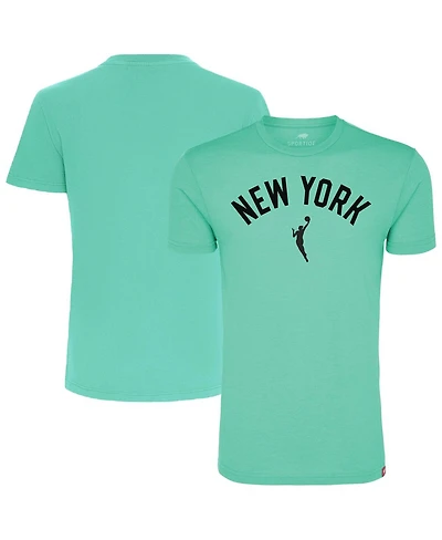 Sportiqe Men's and Women's Mint New York Liberty Comfy Tri-Blend T-Shirt