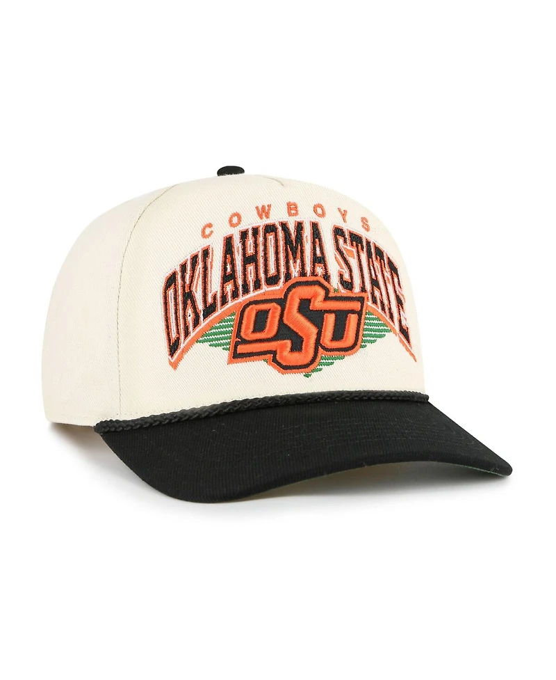 '47 Brand Men's Natural Oklahoma State Cowboys Pomona Two-Tone Rope Hitch Adjustable Hat