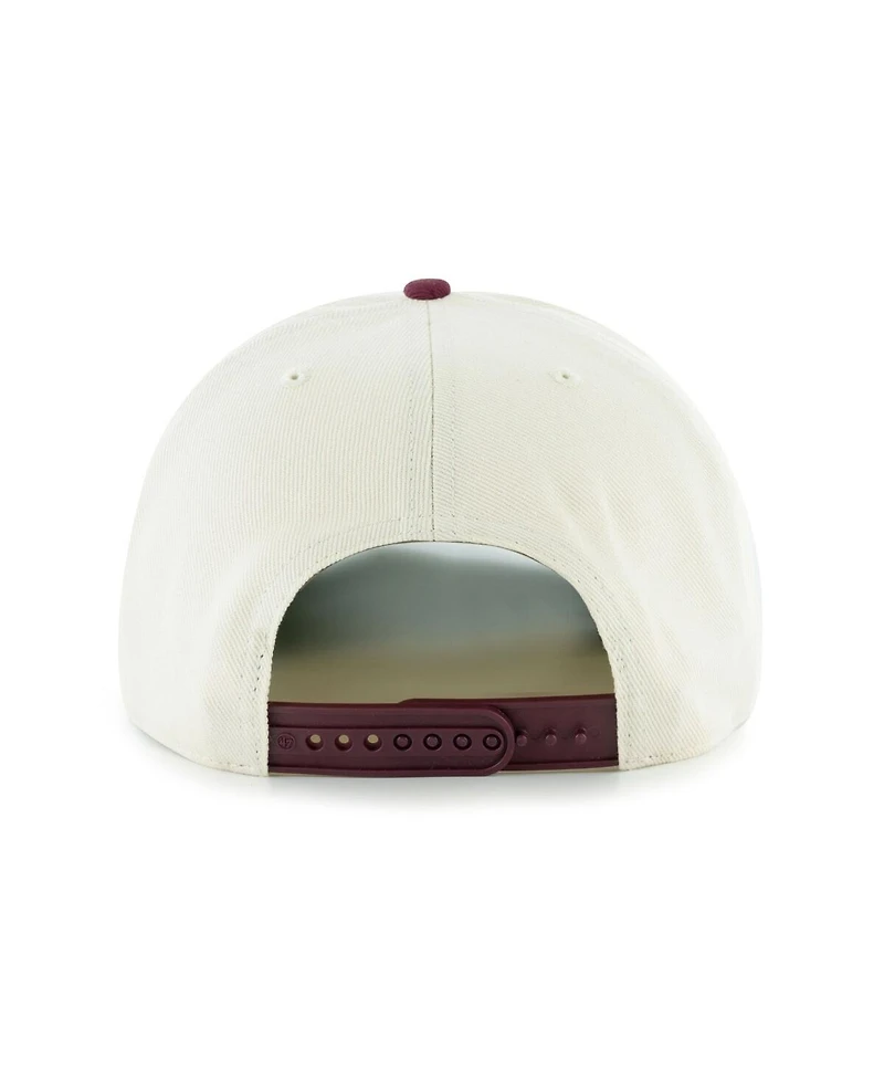 '47 Brand Men's Natural Mississippi State Bulldogs Pomona Two-Tone Rope Hitch Adjustable Hat