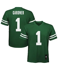 Outerstuff Big Boys and Girls Ahmad Sauce Gardner Green New York Jets Replica Player Jersey