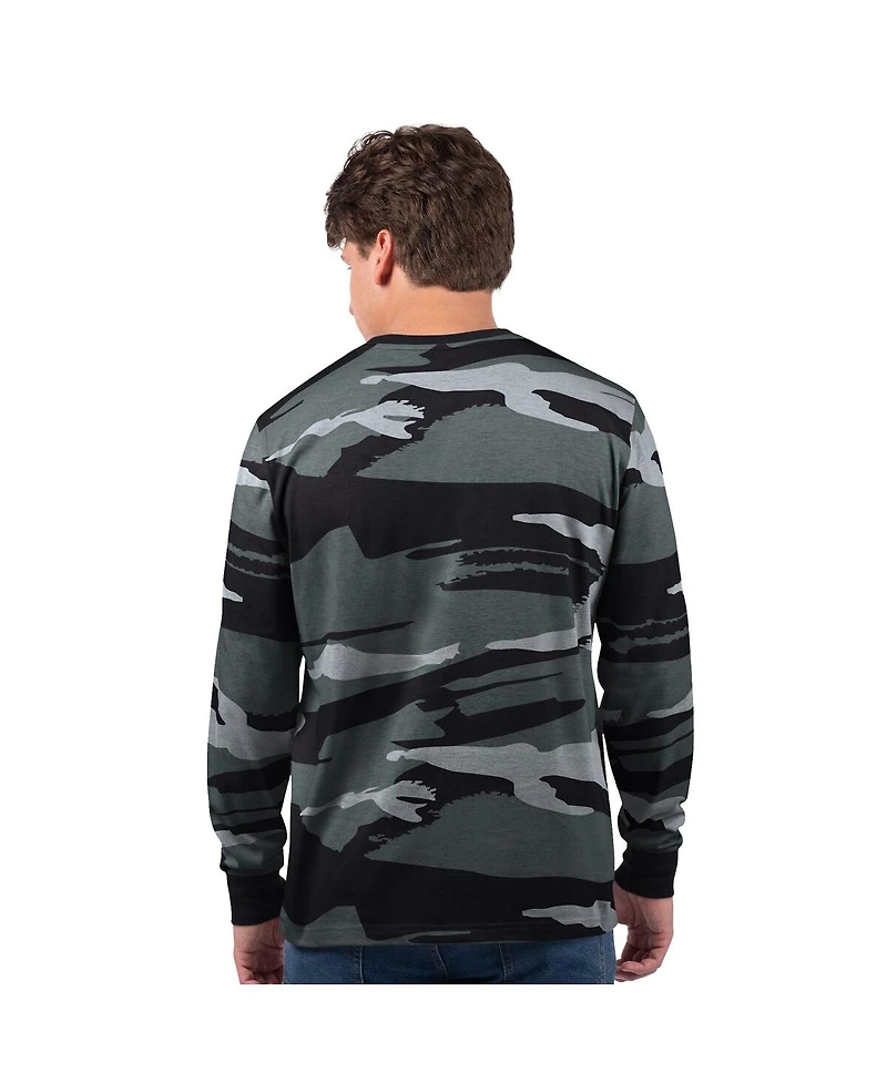 Starter Men's Gray Las Vegas Raiders Thursday Night Gridiron Long Sleeve T-Shirt