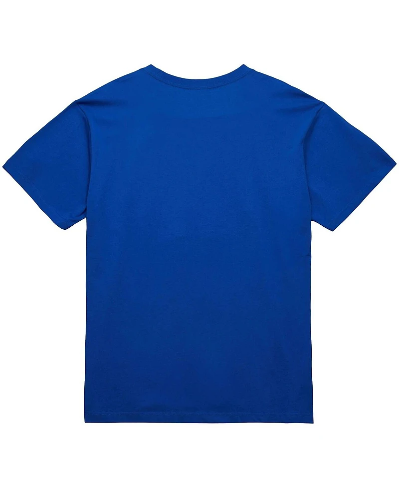 Mitchell & Ness Men's Blue New York Knicks Big Tall Hardwood Classics Final Seconds T-Shirt