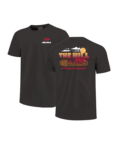 Image One Men's Black Arkansas Razorbacks Hyper Local T-Shirt