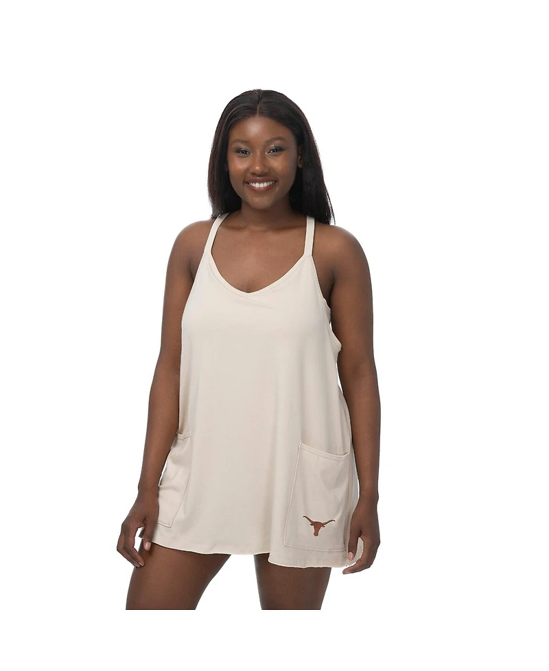 ZooZatz Women's Tan Texas Longhorns Active Pocketed Skort Dress