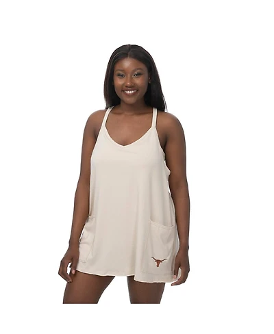 ZooZatz Women's Tan Texas Longhorns Active Pocketed Skort Dress