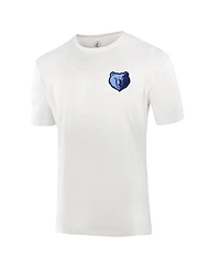 Fisll Men's and Women's White Memphis Grizzlies Burst Logo T-Shirt