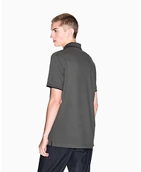 A|X Armani Exchange Men's Grosgrain Logo Polo Shirt