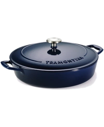 Tramontina Bestow 4-Quart Cast Iron Enameled Braiser with Lid