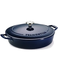 Tramontina Bestow 4-Quart Cast Iron Enameled Braiser with Lid
