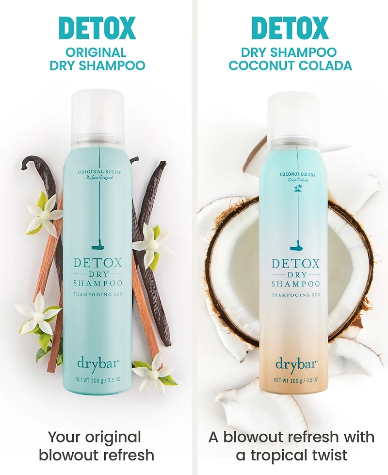 Drybar 2-Pc. Clean Sweep Detox Dry Shampoo Duo Set