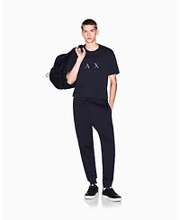 A|X Armani Exchange Men's Textured Grid Box T-Shirt