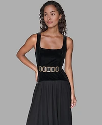 Karl Lagerfeld Paris Women's Square Neck Dress