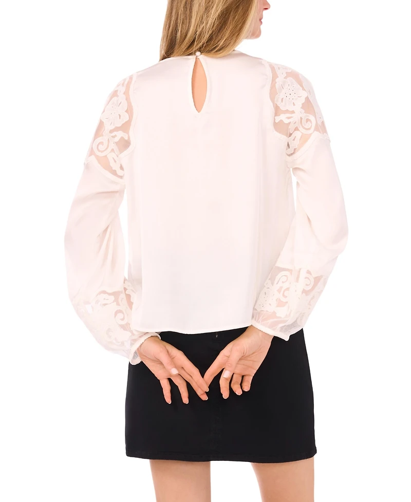 Vince Camuto Women's Long Sleeve Pull-On Top