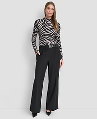 Dkny Women's Wide Leg Trousers