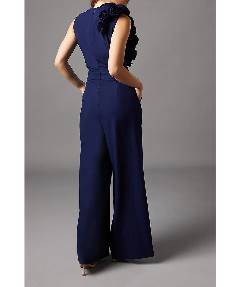 Coast Women's Corsage Detail Pleated Jumpsuit