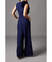 Coast Women's Corsage Detail Pleated Jumpsuit