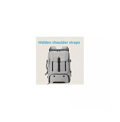 Anti-Theft Laptop Backpack with Shoe Compartment - Convertible Business & Hiking Bag, Heavy-Duty Nylon Travel Backpack