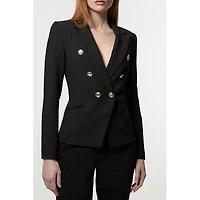 Karen Millen Petite Tailored Button Military Blazer