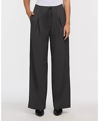 Ellen Tracy Women's Pleated Wide Leg Pant