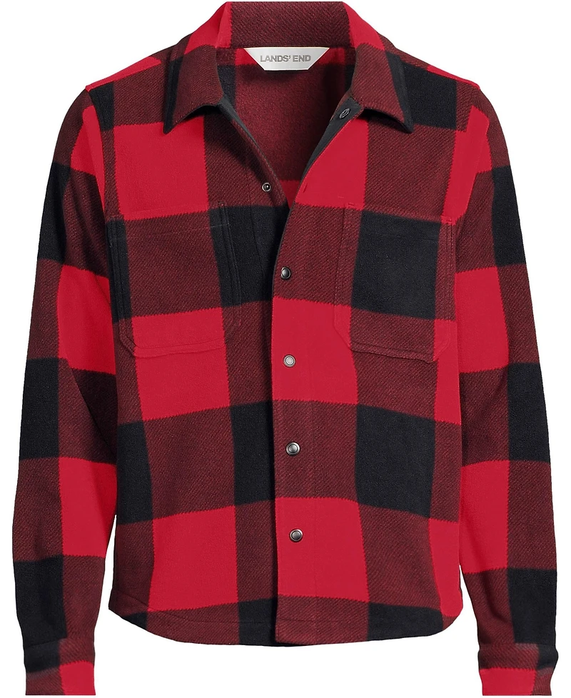 Lands' End Men's Anyweather Fleece Shirt Jacket