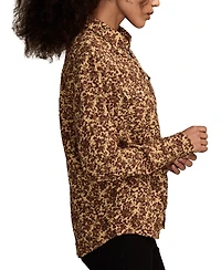 Lucky Brand Women's Printed Western Button Down Top