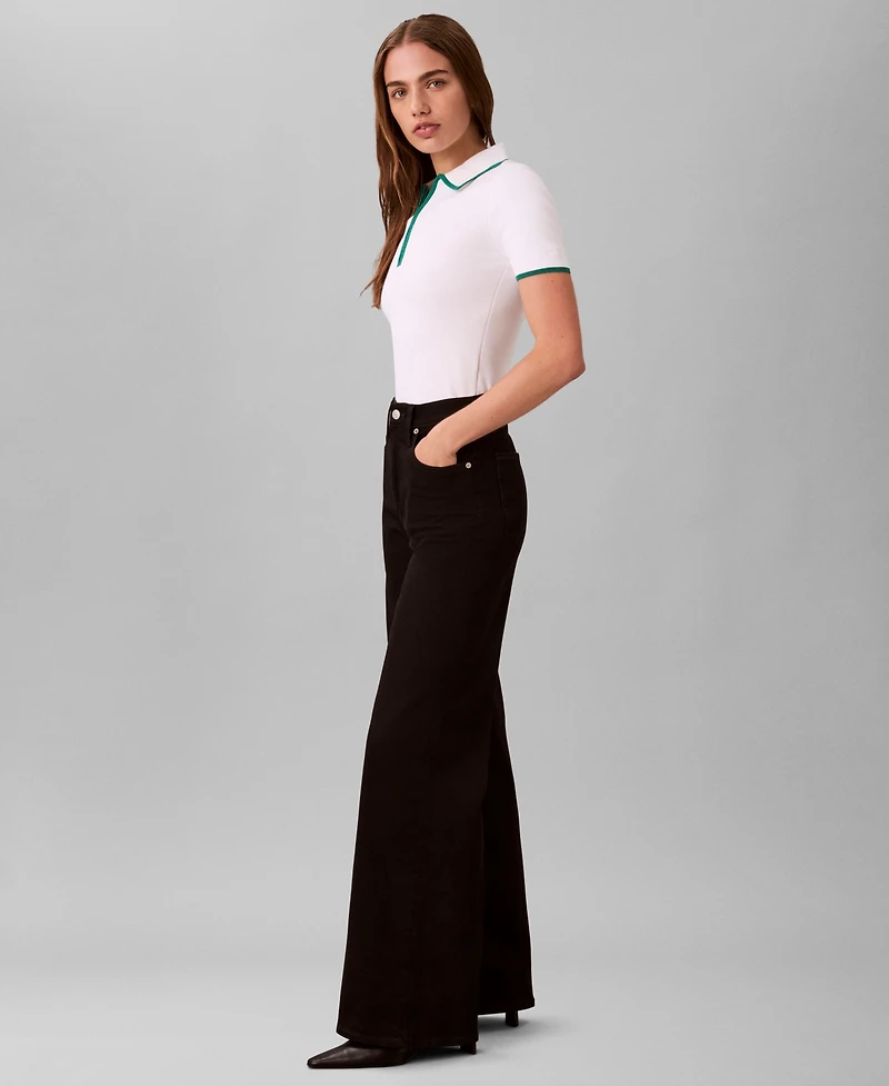 Calvin Klein Jeans Women's Ultra High Rise Wide Leg
