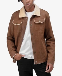 Xray Men's Jacket With Faux Shearling Lining