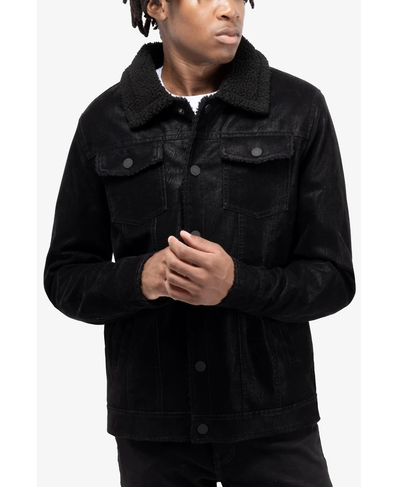 Xray Men's Jacket With Faux Shearling Lining