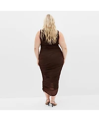 City Chic Plus Halo Midi Dress