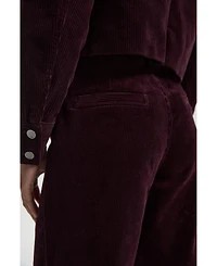 Karen Millen Women's Cord Straight Leg Pants