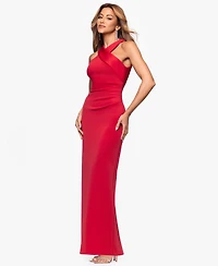 Xscape Petite Long Halter Neck Sheath Dress