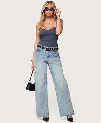 Edikted Women's Katanya Lace Up Top