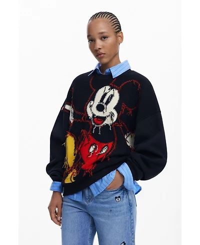 Desigual Women's Mickey thread sweatshirt