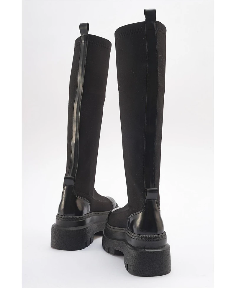 Prologue Shoes Celine Scuba Knee High Boot (Women)