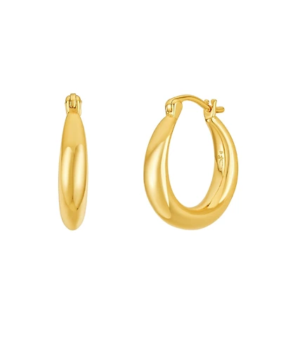 Untamed Petals Nadia Classic Gold Hoops