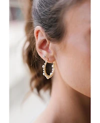 Untamed Petals Marin Wrapped Hoop Earrings