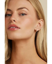 Untamed Petals Monica Huggie Hoops