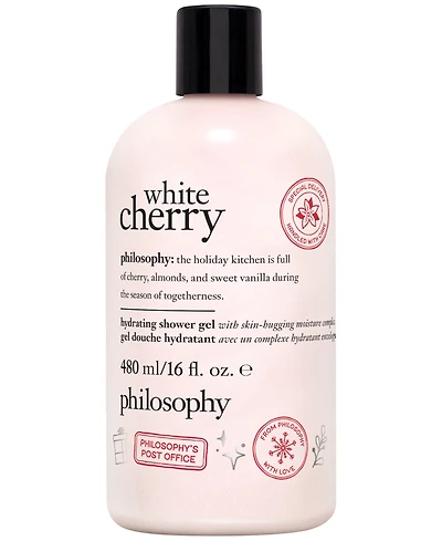 philosophy White Cherry Hydrating Shower Gel, Bubble Bath, & Shampoo, 16 oz.