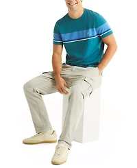 Nautica Men's Short Sleeve Stripe T-Shirt