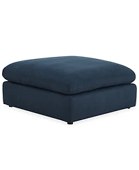 Furniture Fog 43" Fabric Ottoman Sofa