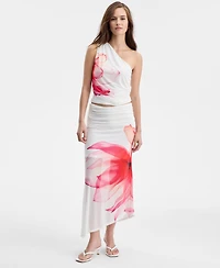 Bar Iii Women's Asymmetrical Ruched Top, Macy's Exclusive