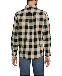 Lands' End Men's Long Sleeve Flagship Flannel Shirt
