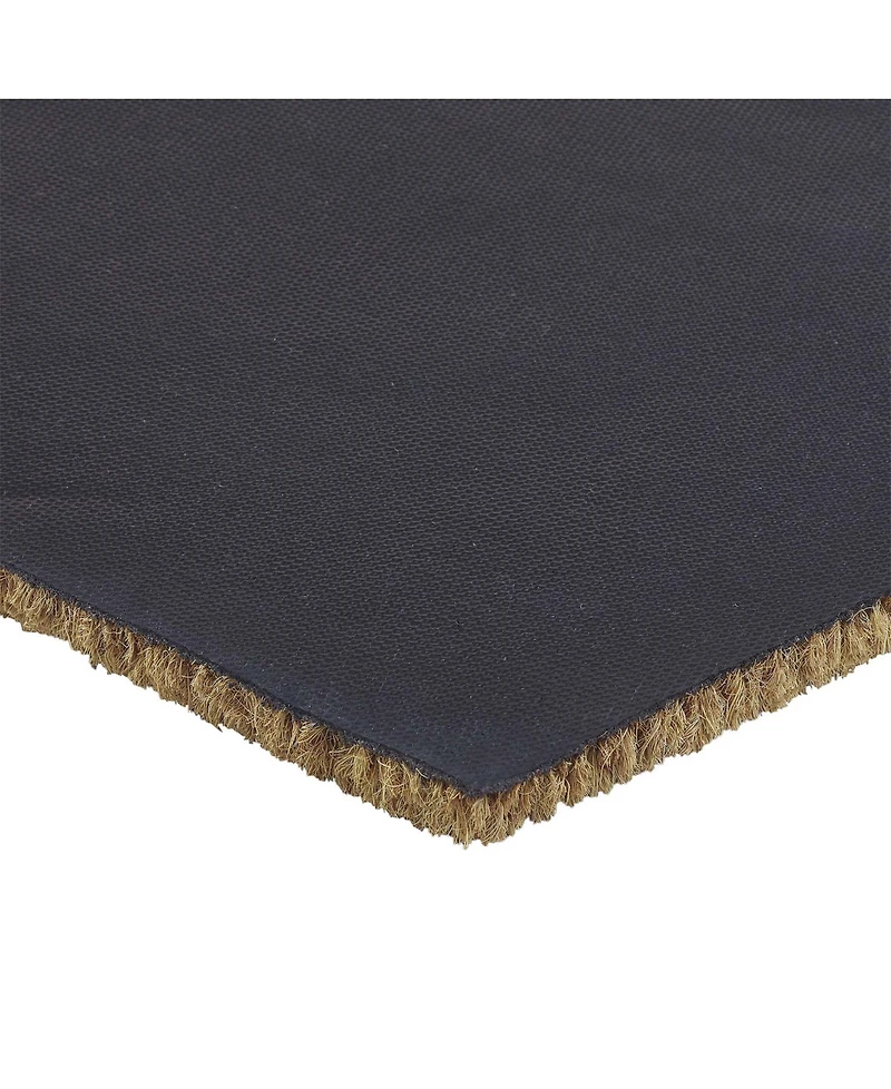 Vcny Home Merry Christmas Bow Outdoor Coir Doormat, 18" x 30"