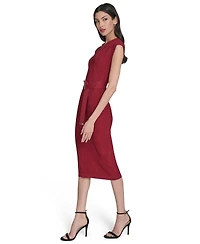 Vince Camuto Women's Extended Cap Sleeve Pull-On Dress