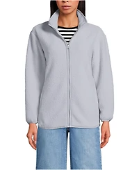 Lands' End Women's Cozy High Pile Full Zip Fleece Jacket
