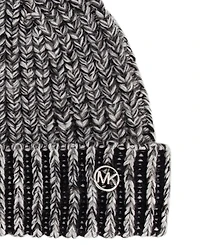 Michael Kors Women's Plaited Marl Cuff Beanie